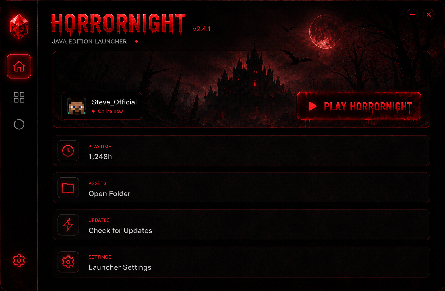 HorrorNight launcher recovered from the safe house